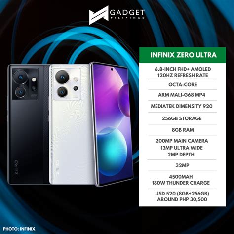 infinix zero ultra 5g price philippines
